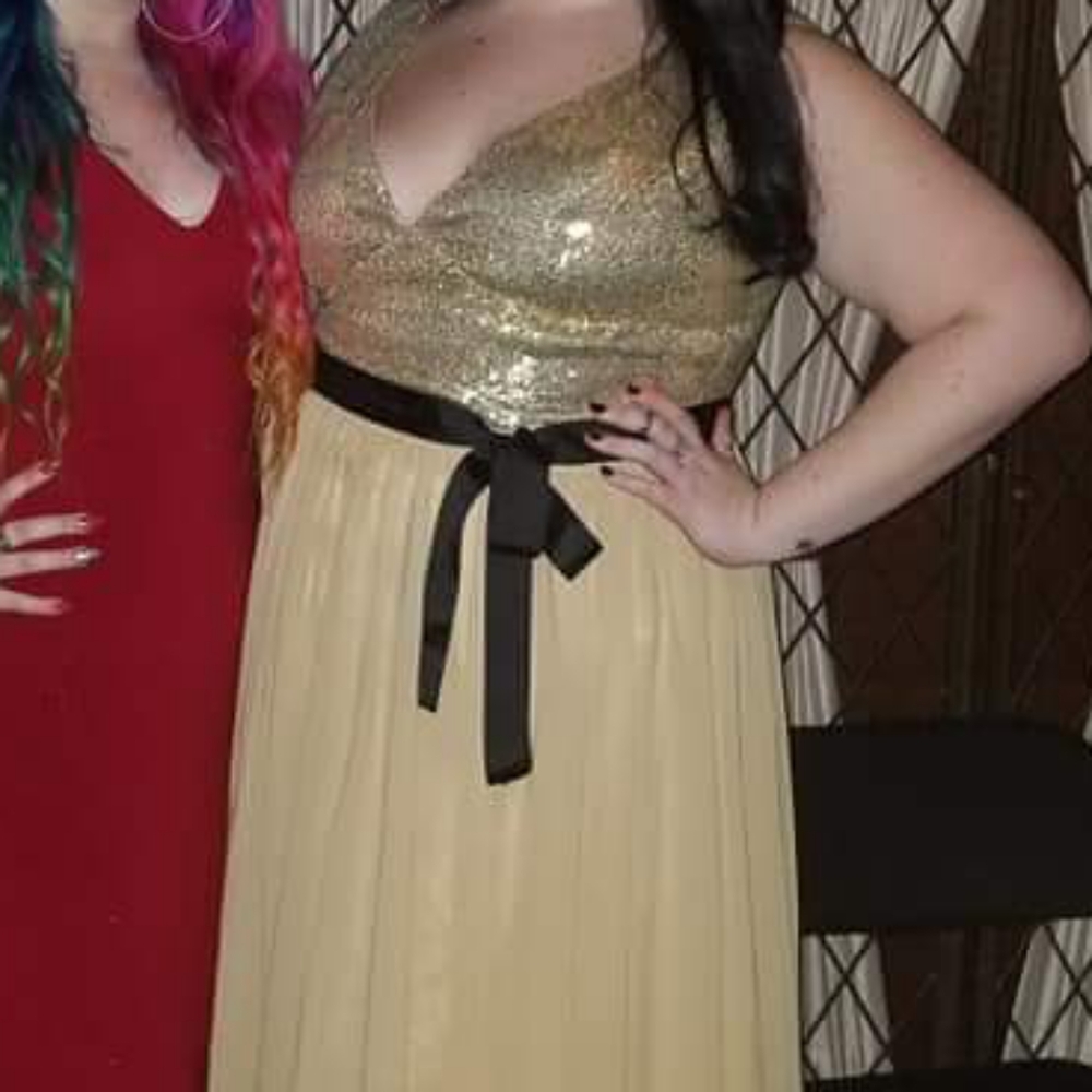 Gold Formal gown